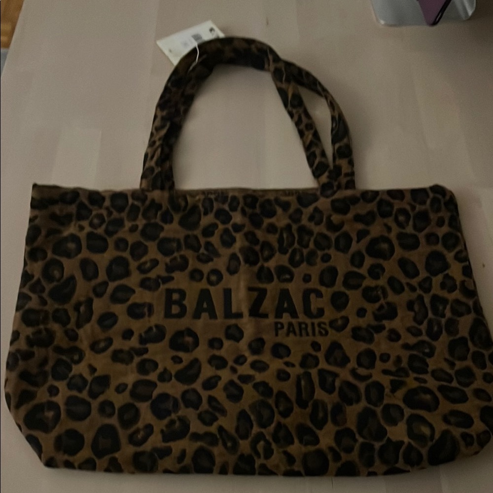 Leopard Print Tote Bag